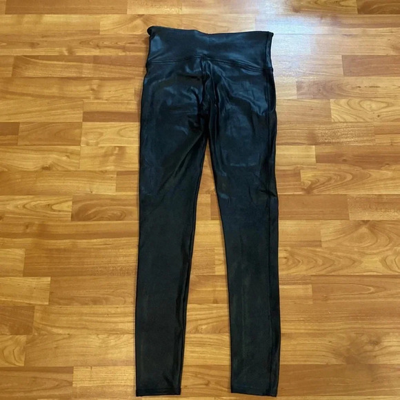 SPANX Faux Leather Leggings in Black - Picture 8 of 8